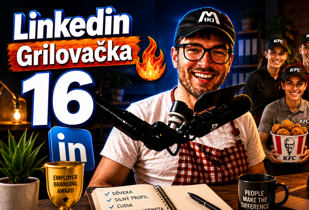 Linkedin Grilovačka 16 – od dizajnu platobných kariet po svet obalov a gastra