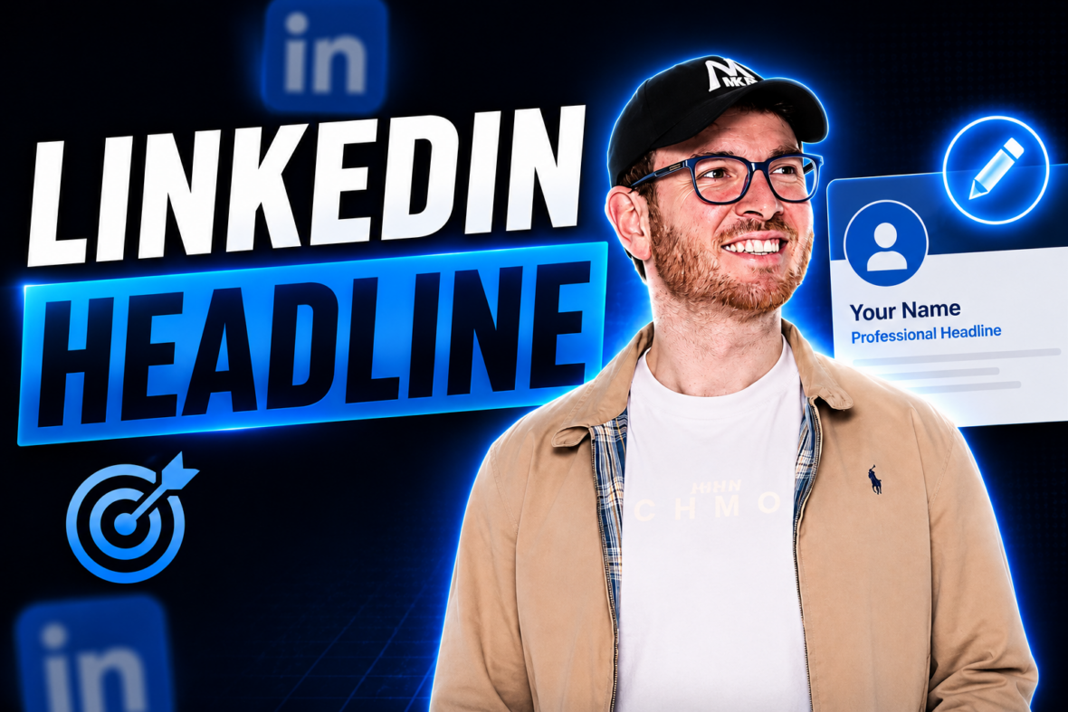 Linkedin headline, ukážka profilu s poľom Professional Headline