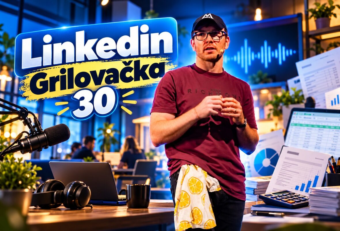 Linkedin Grilovačka 30 – Miki Plichta® griluje profily Pavla Železného a Mikuláša Filčáka